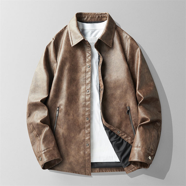 Herren Modische Lederjacke 1787797546 – Valtoré