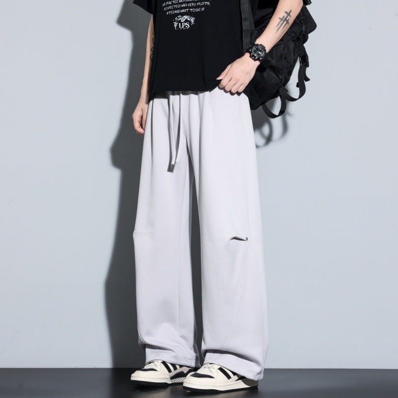 Damen Weite Lagen-Loungehose mit Cargo-Details & elastischem Tunnelzug Echoarchiv