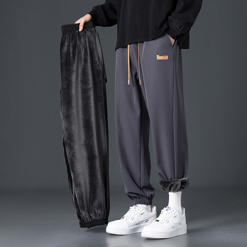 Herren Sportliche Freizeithose mit Fleece-Innenfutter