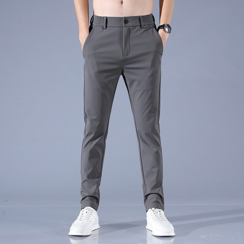 Herren elegante Slim-Fit Businesshose Echoarchiv