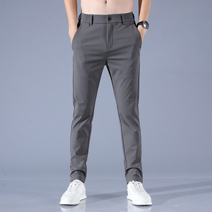 Herren elegante Slim-Fit Businesshose Echoarchiv