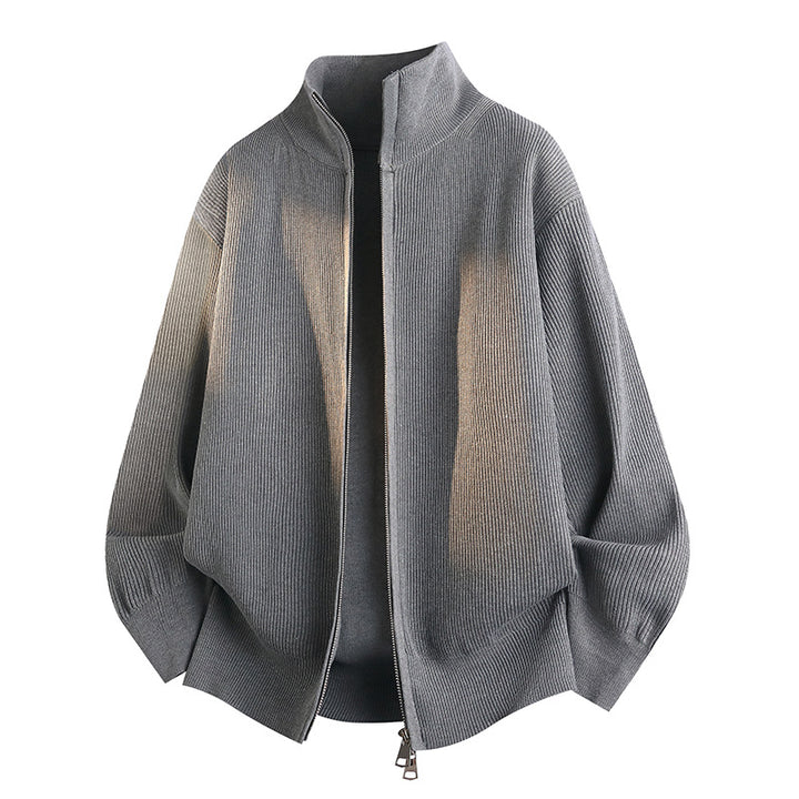 Damen Modische Strickjacke mit Stehkragen Echo Archiv