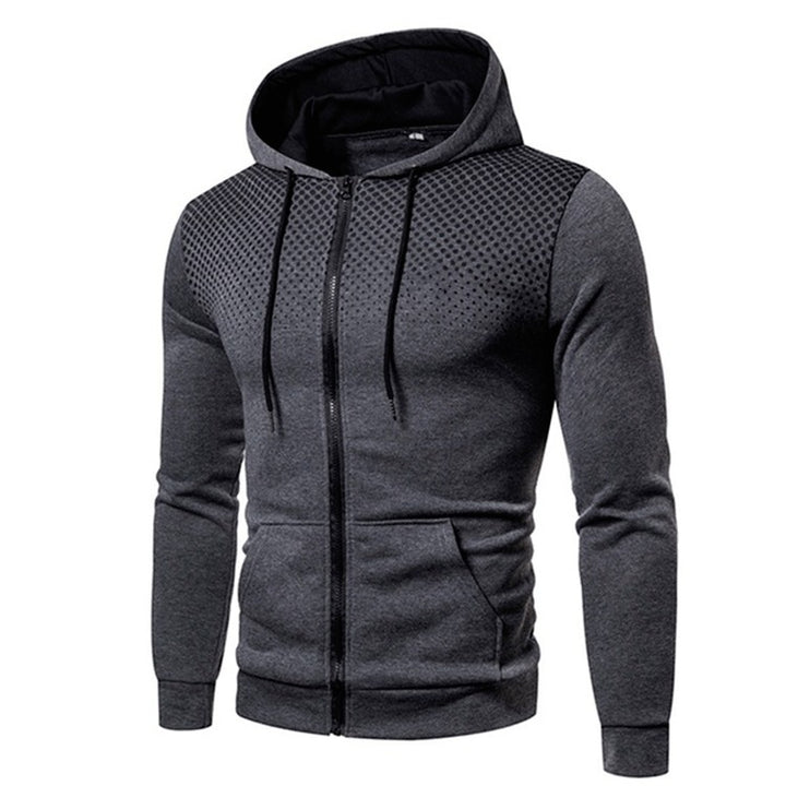 Herren modische Zip-Hoodie mit atmungsaktiven Einsätzen Echoarchiv