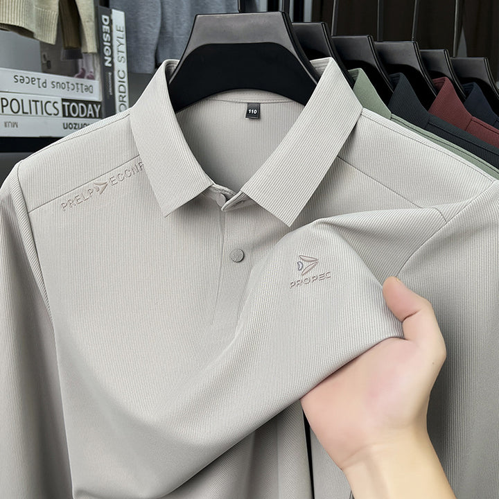Herren Poloshirt mit funktionalem Design und atmungsaktiver Struktur Echoarchiv