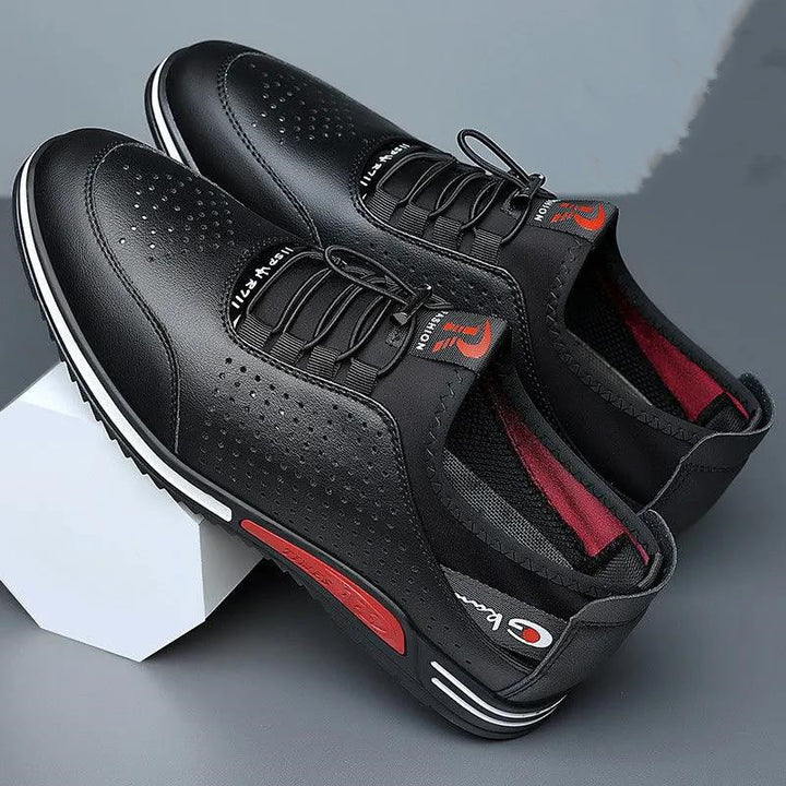 Herren Elastischer Freizeit-Sneaker mit Schnellzug-Lacing und stoßdämpfender EVA-Zwischensohle Echoarhiv
