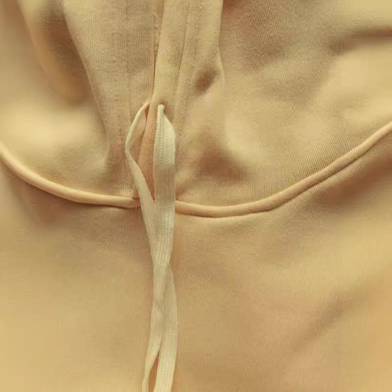 Herren Kapuzenpullover und Jogginghose Set mit kreativem Dollarzeichen-Motiv Echoarchiv
