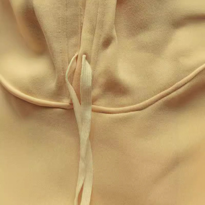 Herren Kapuzenpullover und Jogginghose Set mit kreativem Dollarzeichen-Motiv Echoarchiv