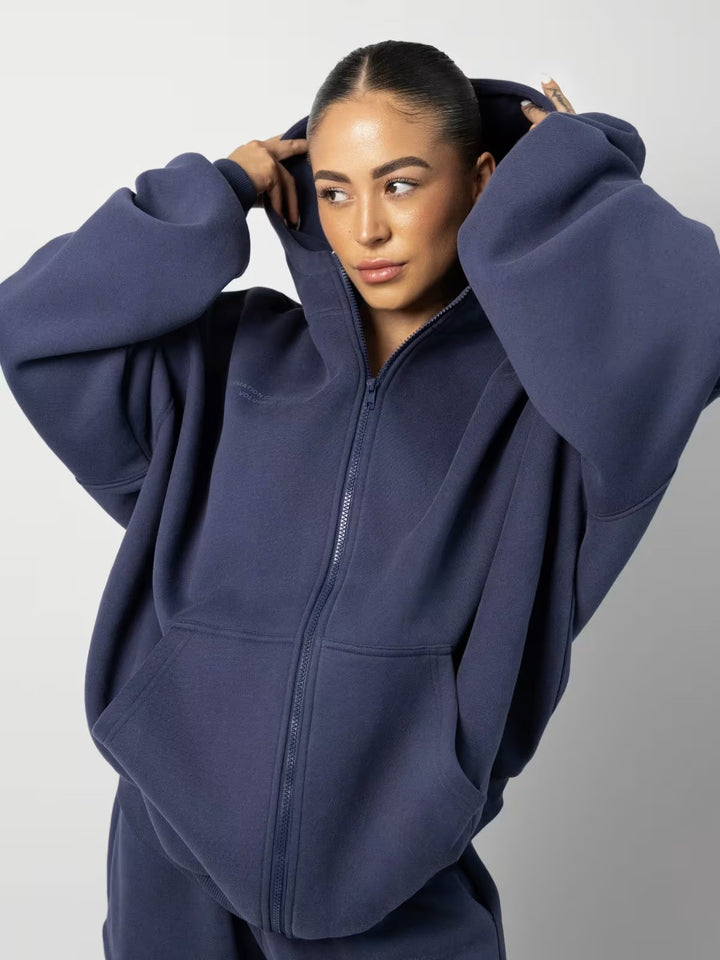 Damen Lässiges Kapuzenpullover und Jogginghose Set Echo Archiv