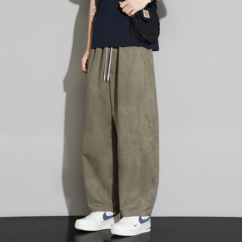 Herren Weite Baggy-Freizeithose mit Tunnelzugbund & Kordelzug Echoarchiv