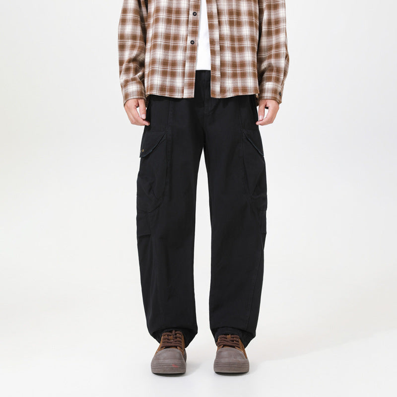 Herren Cargo-Hose im Utility-Look mit elastischem Bund und Knieabnähern Echo Archiv