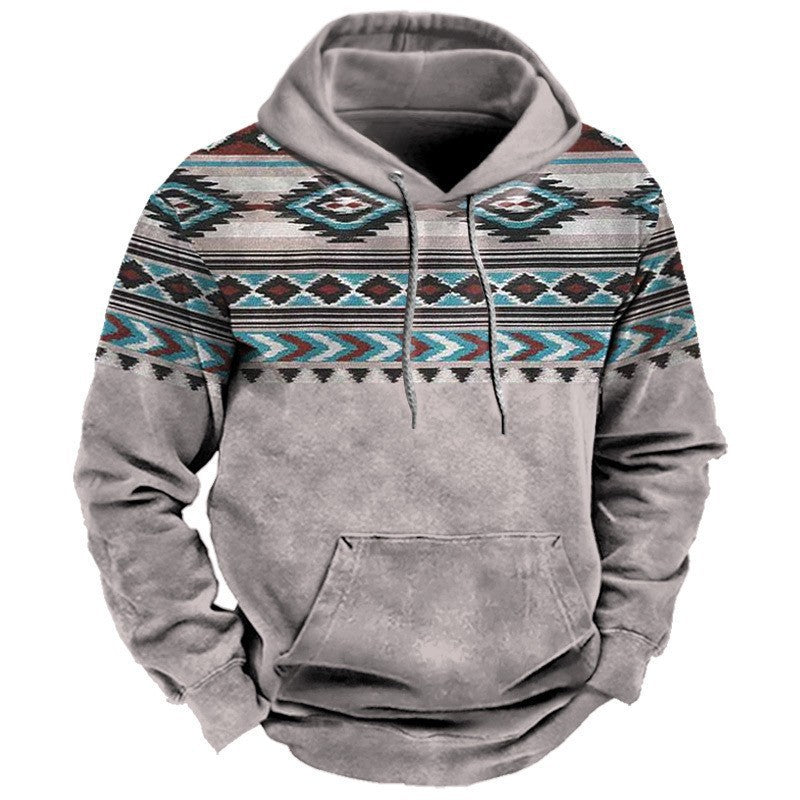 Herren Kapuzenpullover mit Western- und Cowboy-Design Echoarchiv