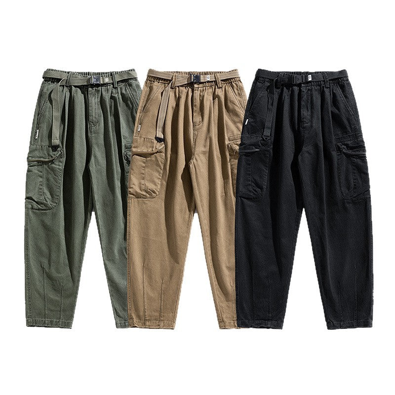 Herren Utility‑Cargo‑Hose im relaxed‑tapered Schnitt mit Elastikbund und großvolumigen Klappentaschen Echo Archiv