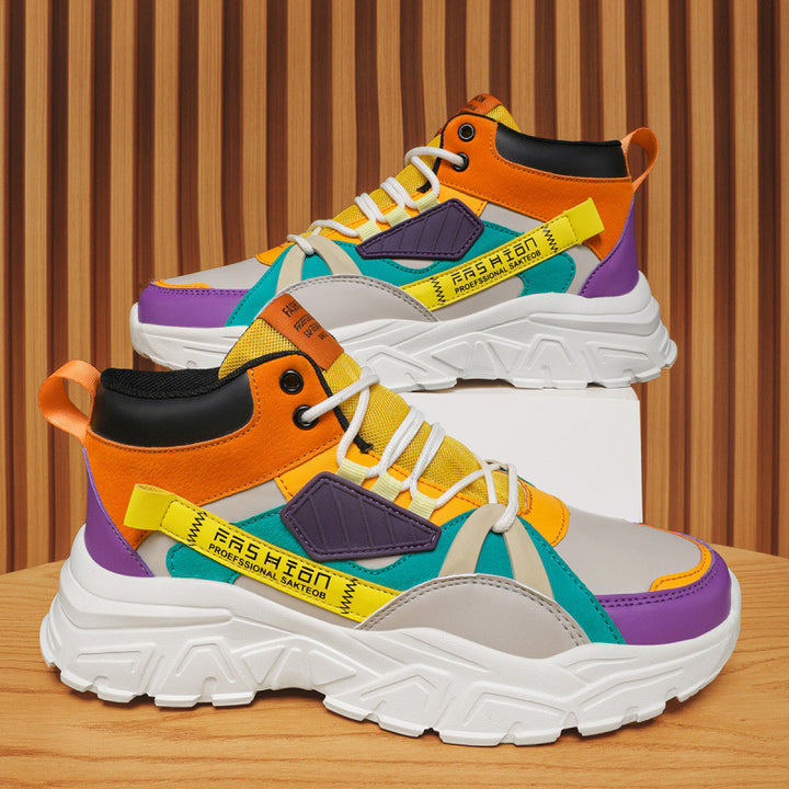Unisex Knöchelhoher Plateau-Sneaker mit technischer Multi-Lagen-Sohle Echoarchiv