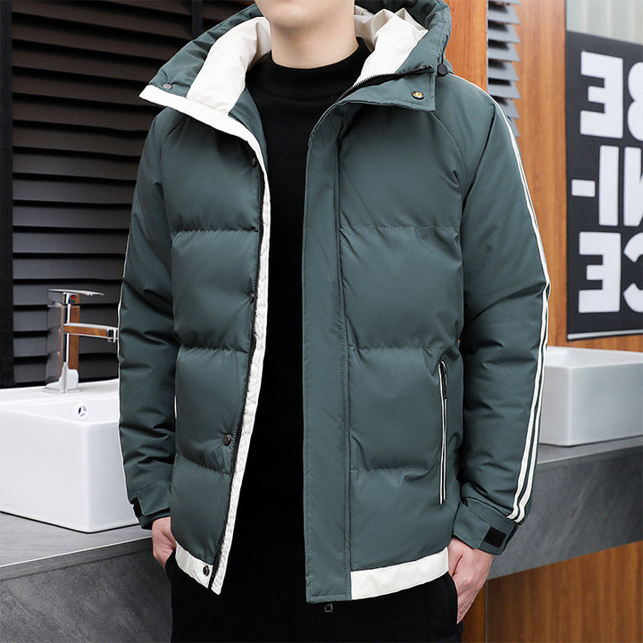 Damen Stylische Winterjacke mit Kapuze und Steppdesign Echo Archiv