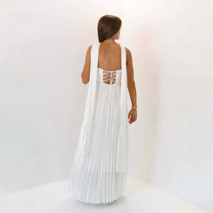 Damen elegante Maxi-Röcke mit Faltenwurf Echo Archiv