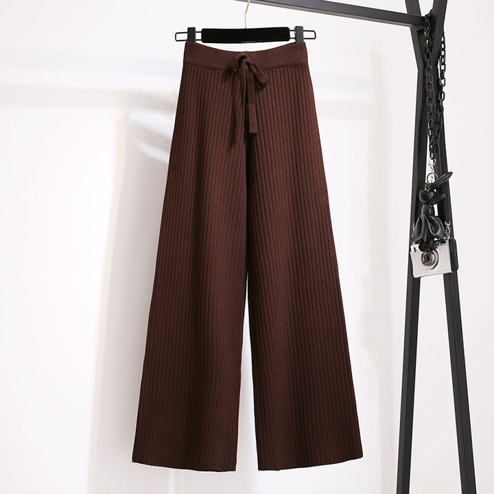 Damen Weite Rippstrickhosen Echo Archiv
