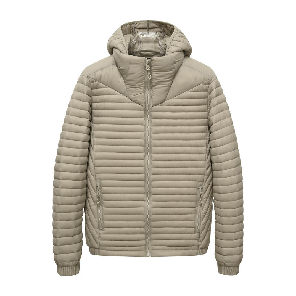 Herren Leichte Steppjacke mit Kapuze Echo Archiv