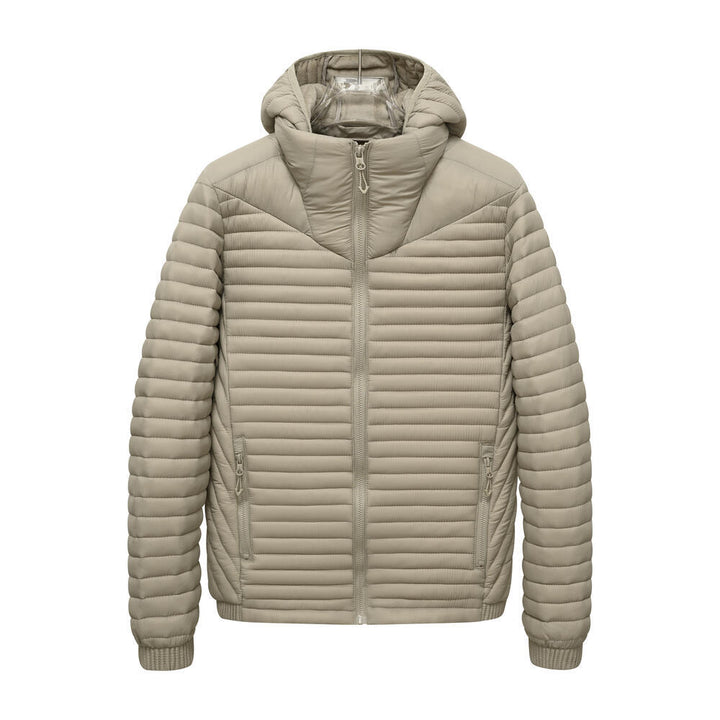 Herren Leichte Steppjacke mit Kapuze Echo Archiv