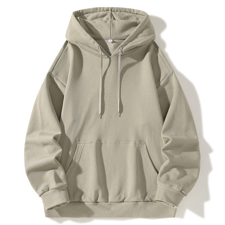 Unisex Oversize Kapuzenpullover aus schwerer Baumwollmischung mit Kängurutasche Echoarchiv