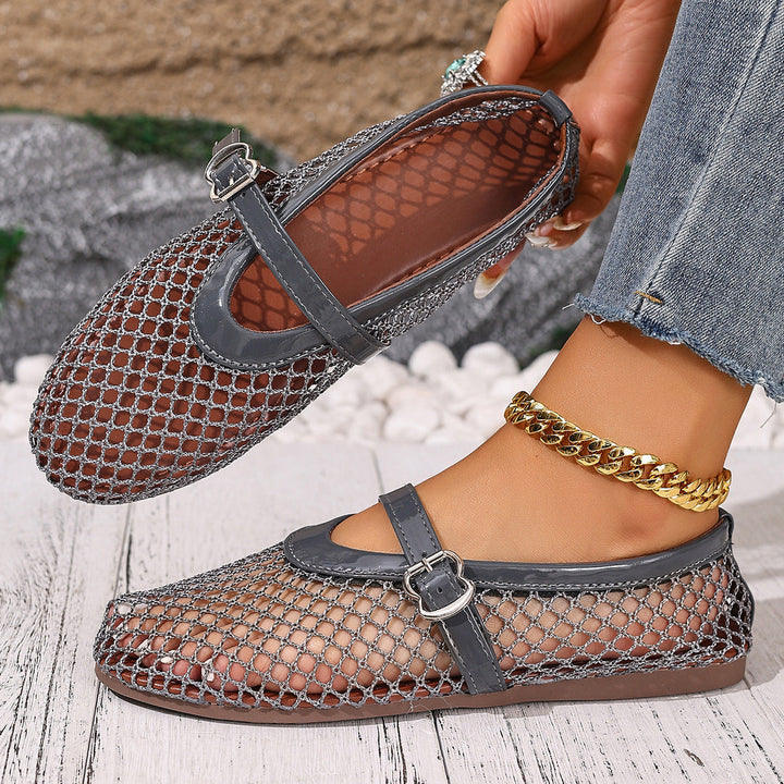 Damen Netzschuhe mit elegantem Riemen Echoarchiv