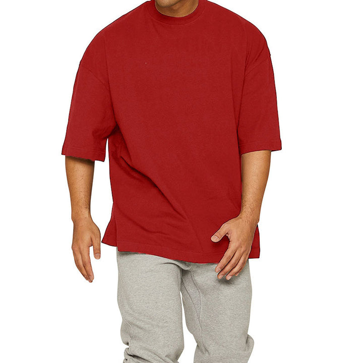 Herren Oversize T-Shirt mit atmungsaktiver Baumwolle Echoarchiv