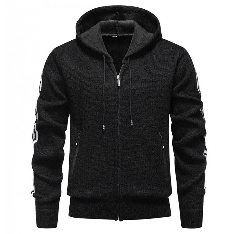 Herren Sweatjacke mit praktischen Reißverschlusstaschen und modernem Design Echoarchiv
