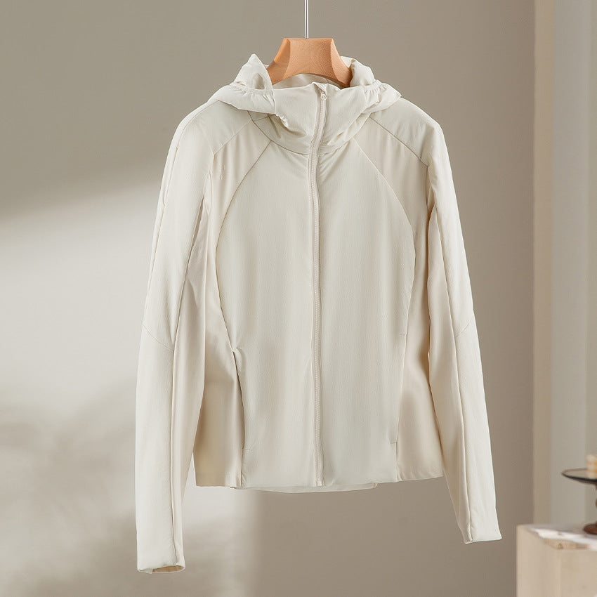 Damen Leichte Softshell-Jacke mit Kapuze, Raglanärmeln und taillierter Passform Echoarchiv