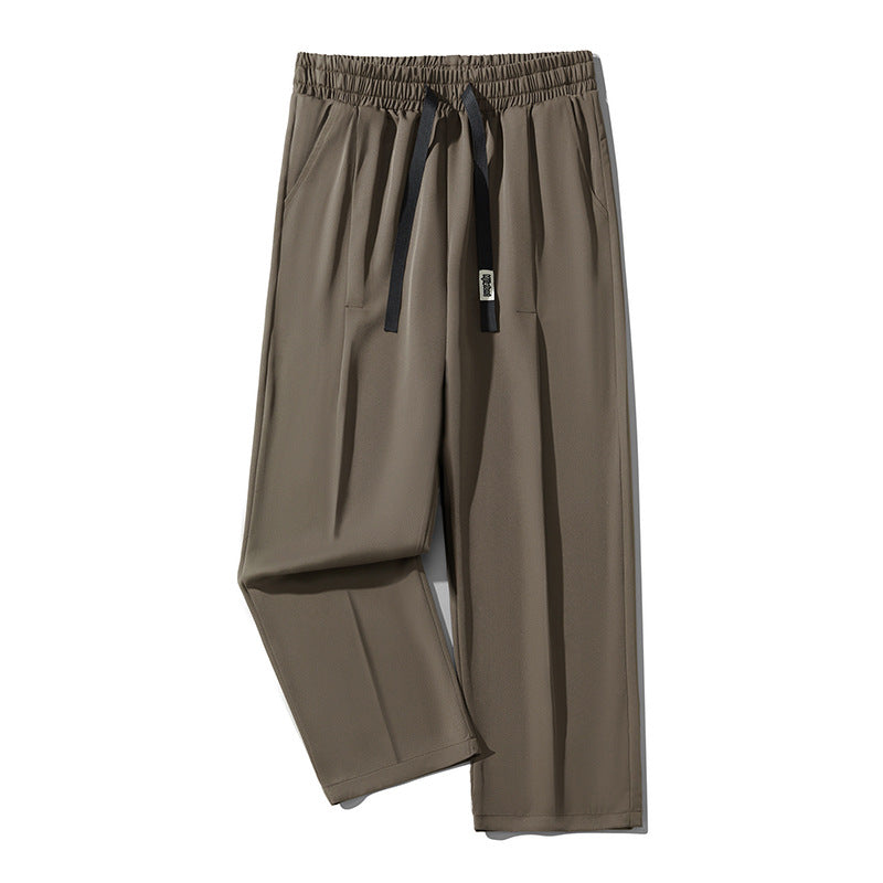 Herren luftige Freizeithose mit verstellbarem Bund und seitlichen Taschen Echoarchiv