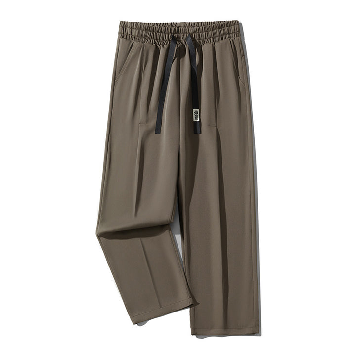 Herren luftige Freizeithose mit verstellbarem Bund und seitlichen Taschen Echoarchiv