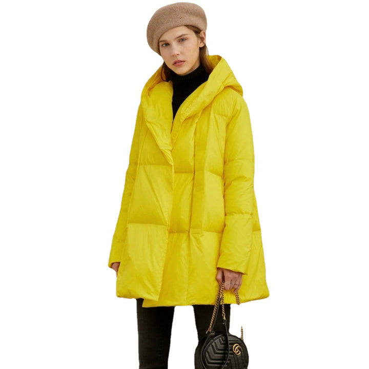 Damen Modische Oversized Daunenjacke Echoarchiv