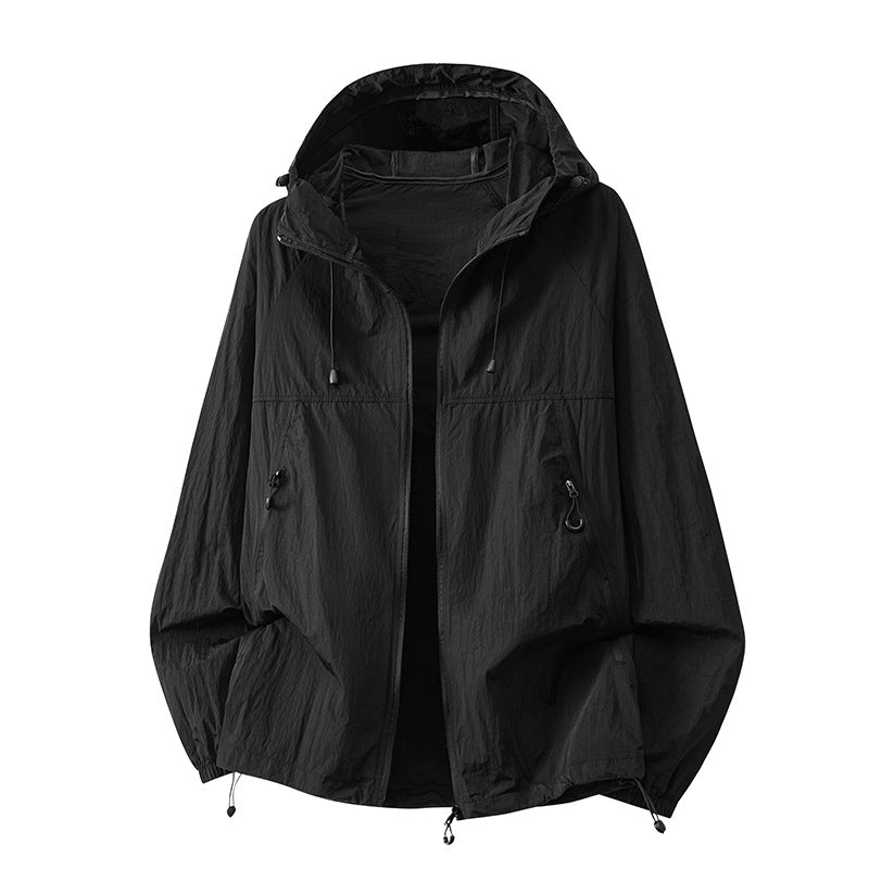 Herren Technische Kapuzenjacke mit Reißverschluss – Taviero
