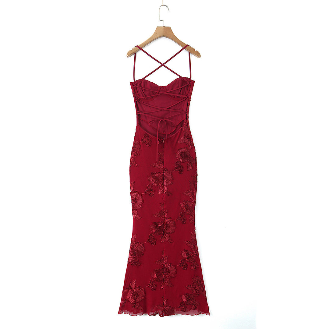 Damen Bodycon Kleid mit floralem Spitzenbesatz Echo Archiv
