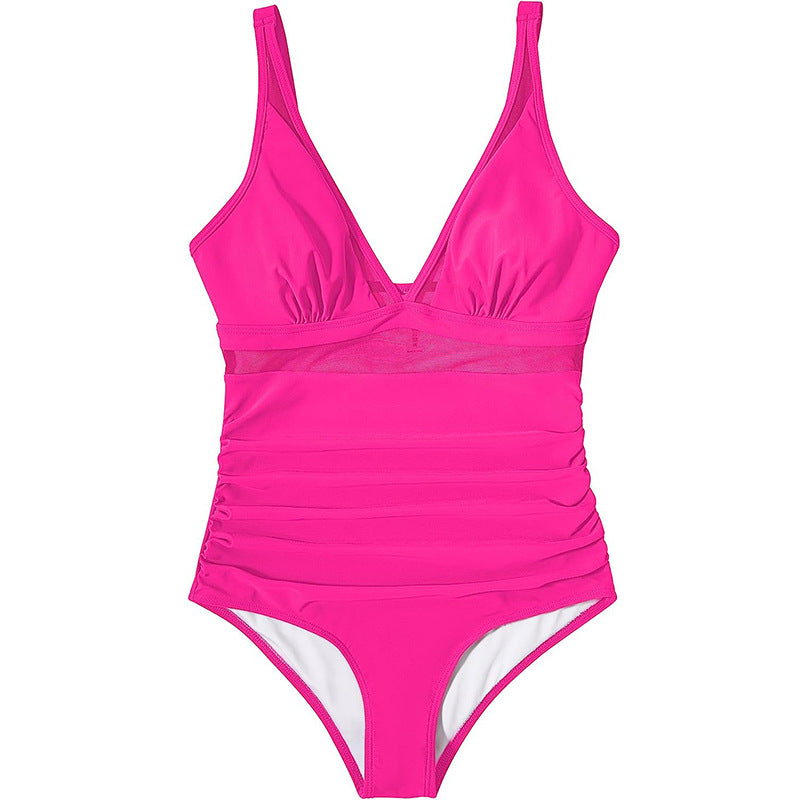 Damen Einteiler Badeanzug mit ansprechendem Leopardenmuster und figurformendem Design Echo Archiv