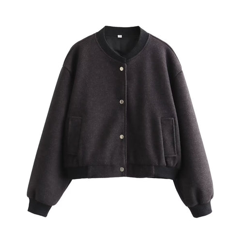 Damen Modische und bequeme Bomberjacke