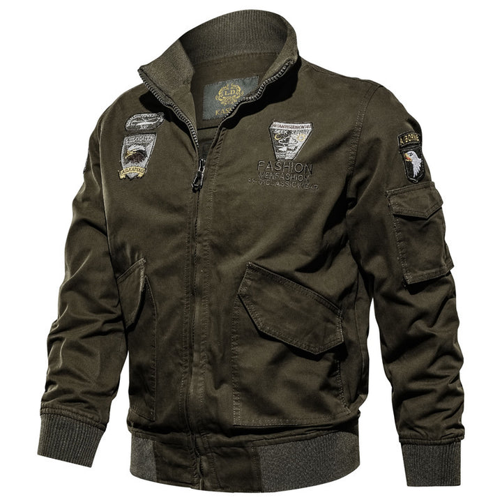 Herren robuste Canvas-Fliegerjacke Echo Archiv