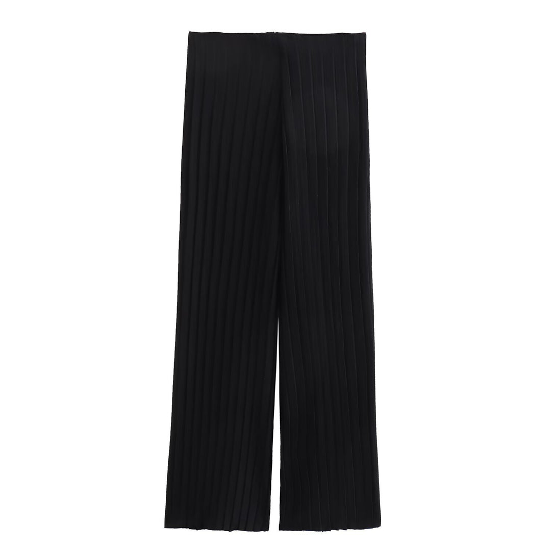 Damen Plissierte Hochwasserhose Echo Archiv