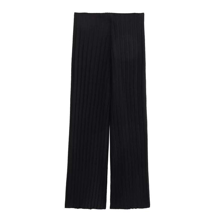 Damen Plissierte Hochwasserhose Echo Archiv