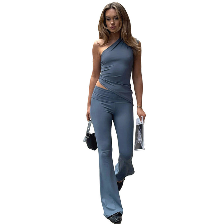 Damen Einteiler mit asymmetrischem Schnitt und figurbetonter Silhouette Echo Archiv