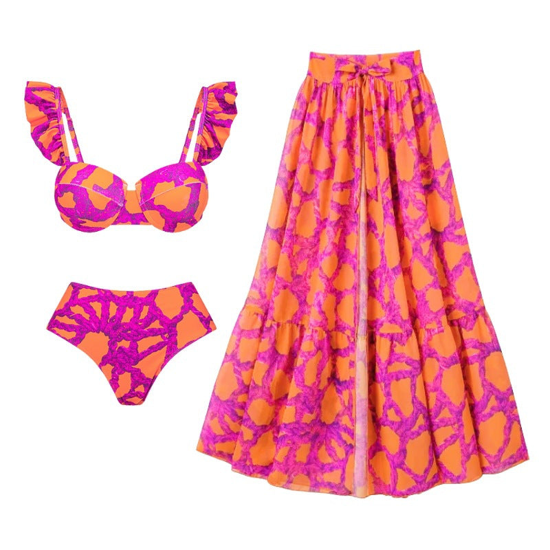 Damen Bikiniset mit voluminösem Rock von Echo Archiv