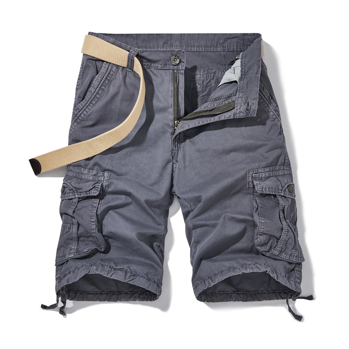 Herren Cargo-Shorts mit verstellbarem Gürtel und mehreren Seitentaschen Echoarchiv