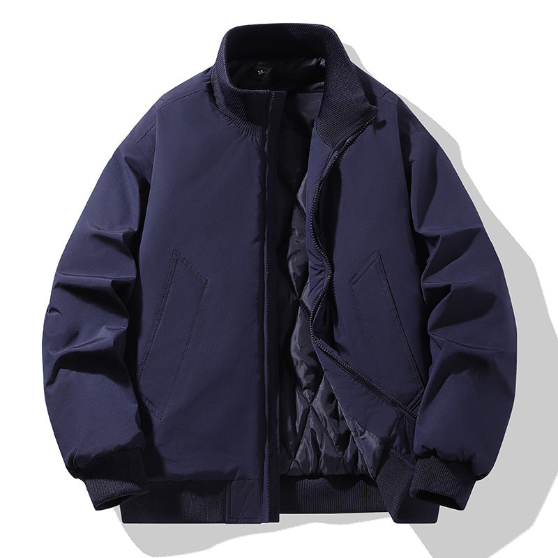 Herren modische Steppjacke mit hohem Kragen Echoarchiv