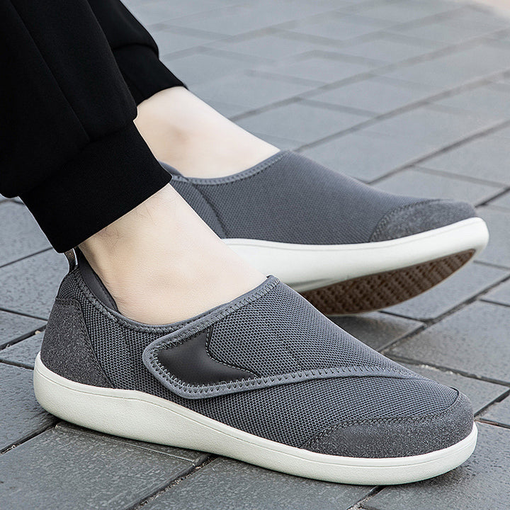 Damen nan einhändig verstellbarer Schlupf-Halbschuh mit Klettriemen, atmungsaktivem Mesh und stoßdämpfender EVA-Sohle Echo Archiv