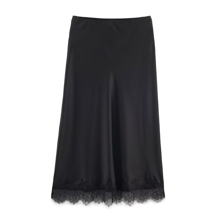 Damen elegantes Nachthemd mit zarter Spitzenverzierung Echo Archiv