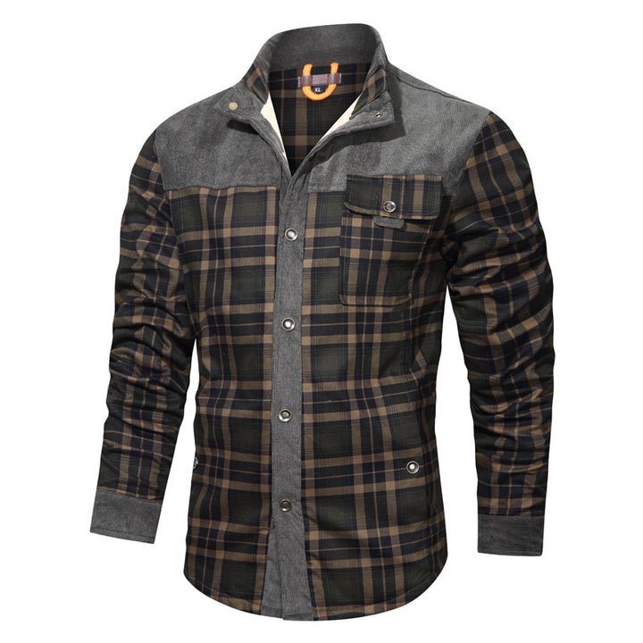 Herren Karierte Hemdjacke Echo Archiv