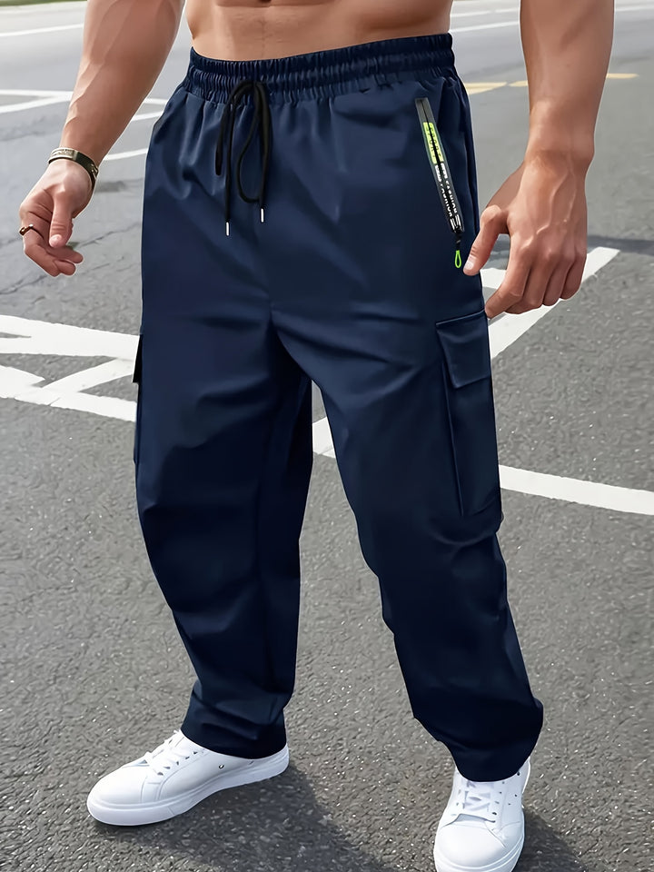 Herren Praktische Cargo-Hose mit verstellbarem Gummizug Echo Archiv