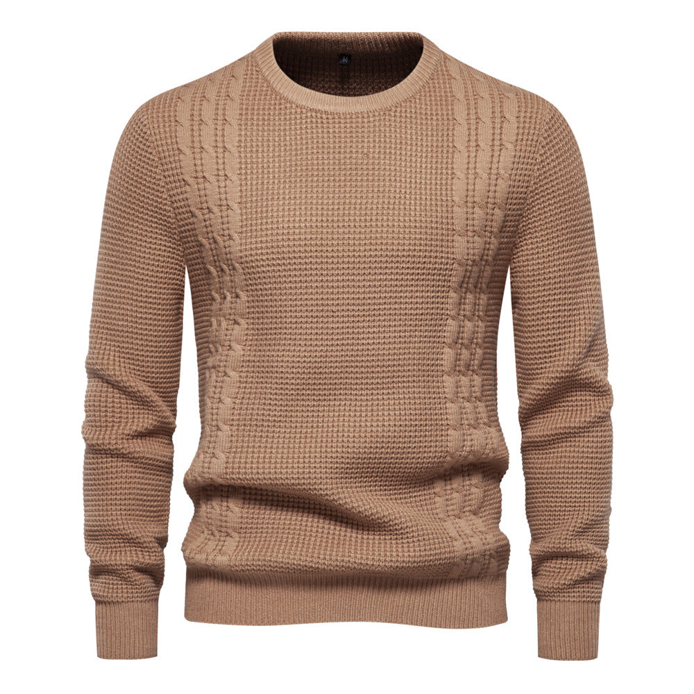 Herren Strickpullover mit modernem Strukturdesign Echoarchiv