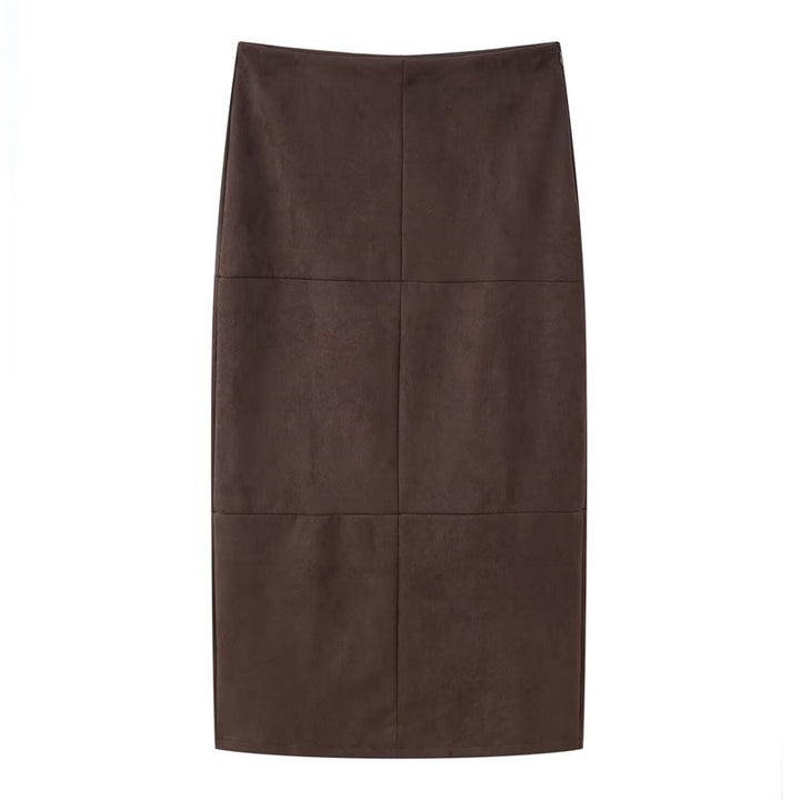 Damen Cropped Trenchjacke im Velourslook mit Bindegürtel und Schulterklappen Echo Archiv