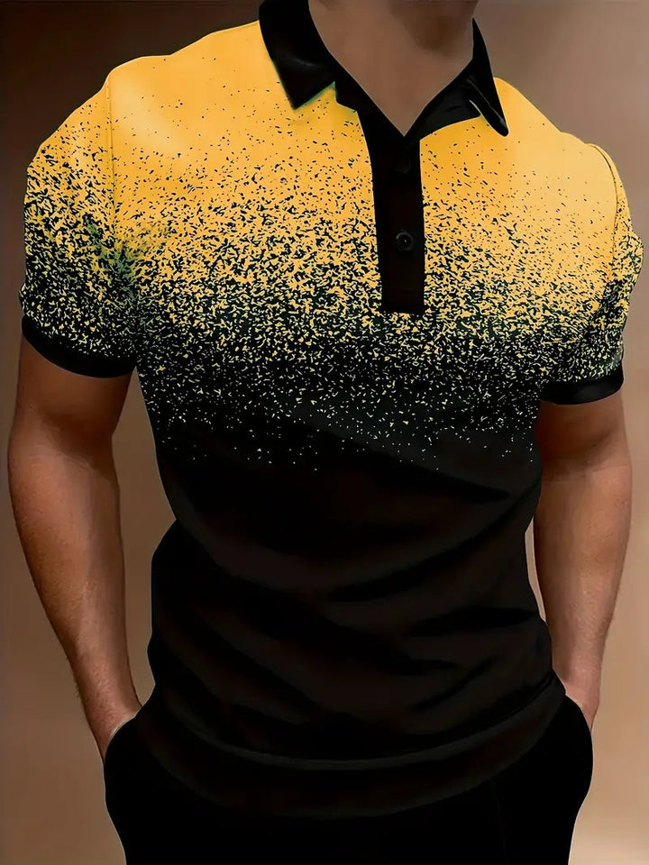 Herren Poloshirt mit exklusivem Farbverlauf Echoarchiv