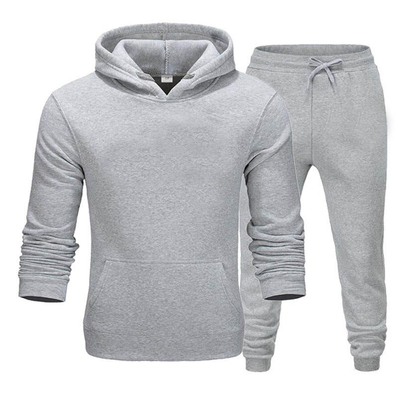 Herren gemütlicher Kapuzenpullover und Jogginghose Set Echoarchiv