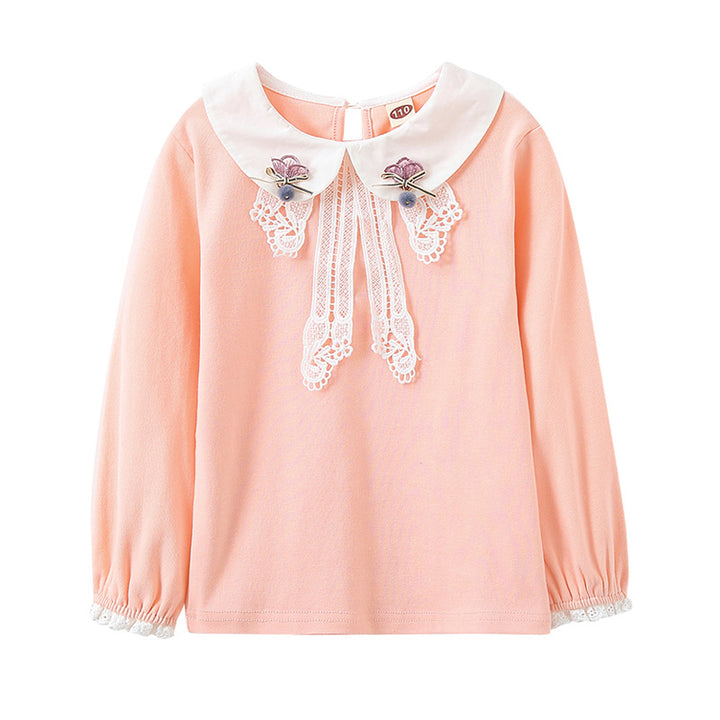 Damen elegante Bluse mit Spitzenapplikationen Echo Archiv